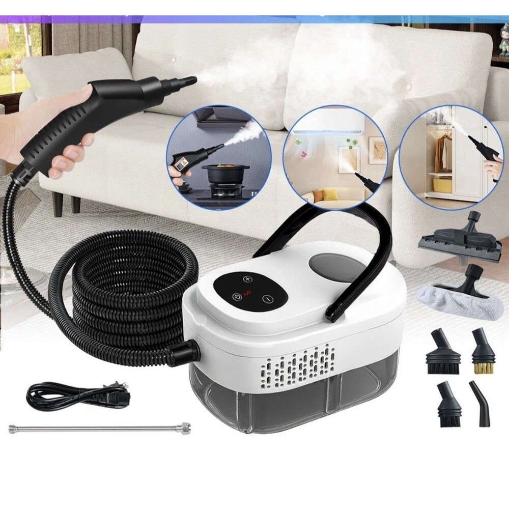 Steam Cleaner for Home & Car, Handheld Steamer for Cleaning 6 Levels TC-SC-001